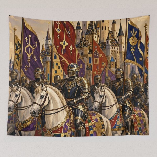 Item preview, Medieval Knights Art designed and sold by TheDarkWardrobe.