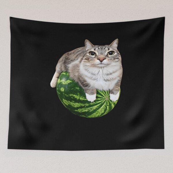 Item preview, Watermelon Cat Funny Meme designed and sold by charoen-design.