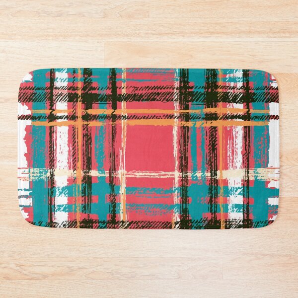 Item preview, Pink Turquoise Madras Pattern Design designed and sold by RichardRags.