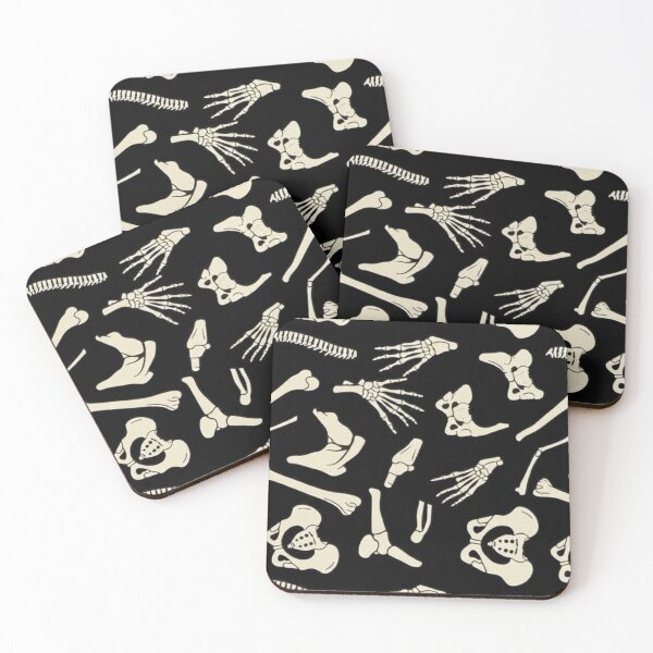 Item preview, Human Skeleton Bones Seamless Pattern — Gothic Anatomy Pattern designed and sold by LYAN-STORE.