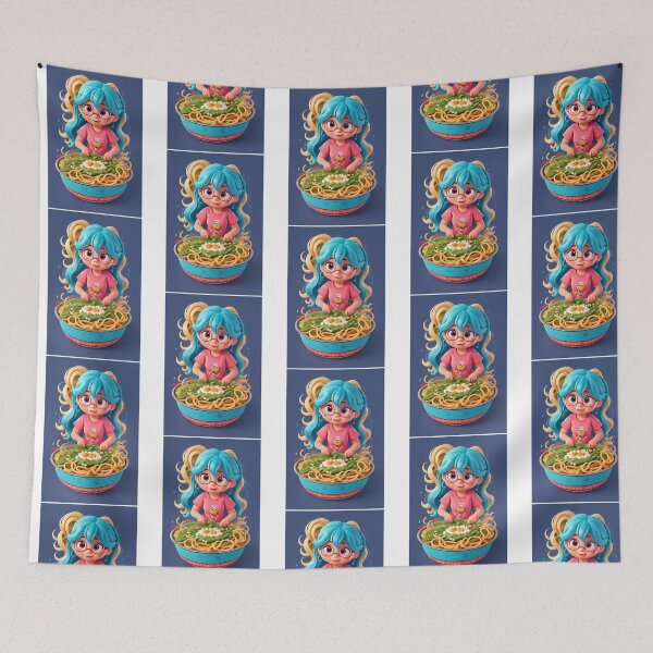Item preview, Thinknoodles- Girl Eating Noodles. designed and sold by jailee-criss.