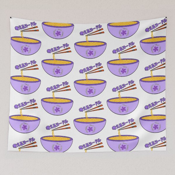 Aperçu de l'œuvre Thinknoodles Anime japonais Fleur violette mignonne créée et vendue par jailee-criss.
