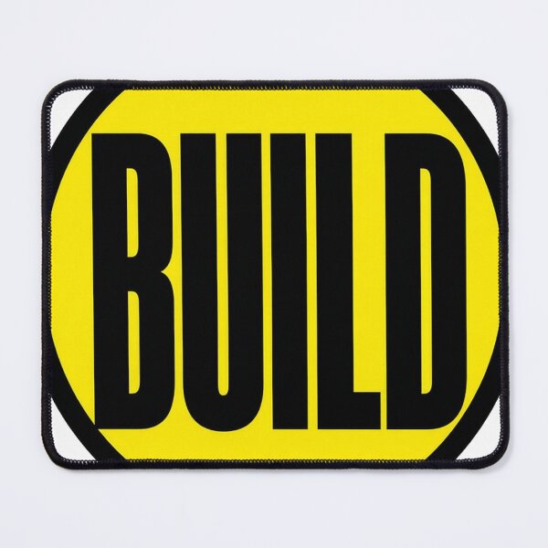 Item preview, BUILD Yellow Circle - High Vis Superintelligence Mark designed and sold by Acta Diurna Supply.