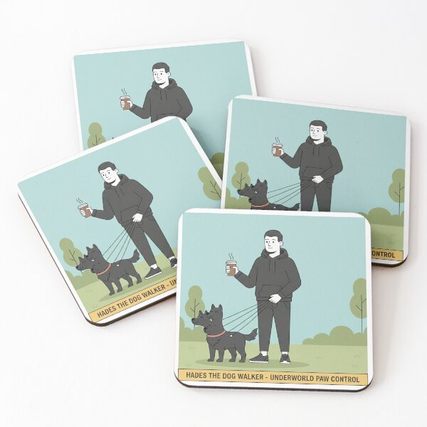 Item preview, Hades Modern Dog Walker: Funny Mythology Art designed and sold by codex antique.