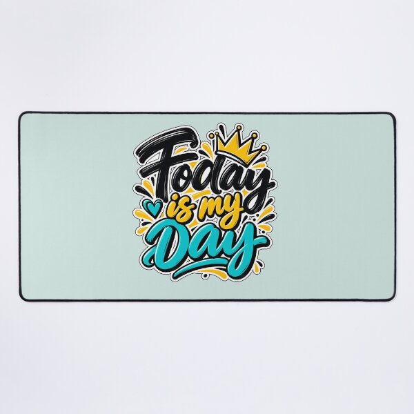 Item preview, Today Is My Day Crown Typography designed and sold by CzipipitoStudio.