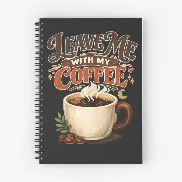 Item preview, Leave Me With My Coffee Retro Introvert Cute Coffee Lover Gift Classic T-Shirt designed and sold by MCV-Designs.
