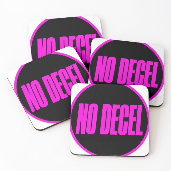 Item preview, No Decel - Magenta Effective Accelerationism Badge designed and sold by The Freedom Forge.