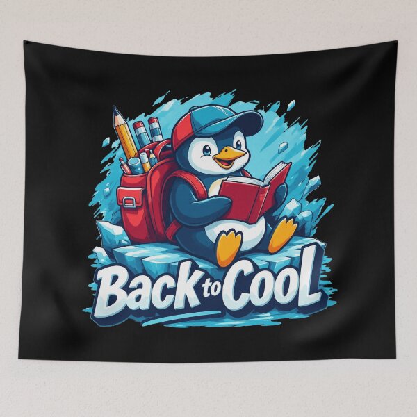 Item preview, Back to Cool Penguin designed and sold by HarveyLink.