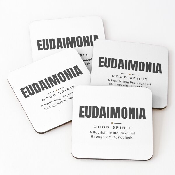 Item preview, Eudaimonia — Good Spirit | Stoic Philosophy designed and sold by VestraDesign.