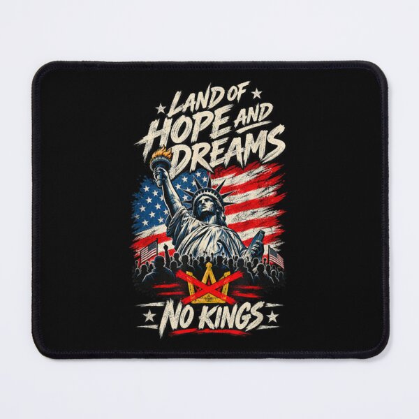 Item preview, Land of Hope &amp; Dreams American Tour No Kings Pro-Democracy designed and sold by lumiprintsart.