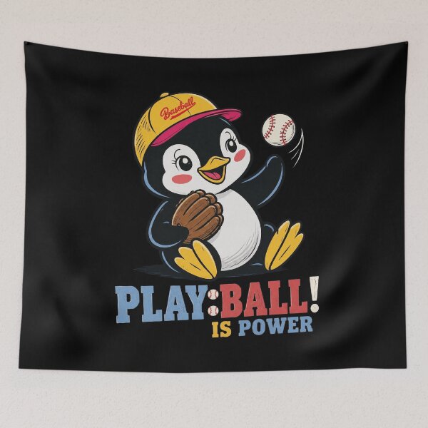 Item preview, Play Ball Penguin designed and sold by HarveyLink.
