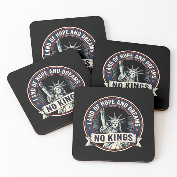Item preview, Land Of Hope And Dreams No Kings Vintage Patriotic Emblem designed and sold by lumiprintsart.