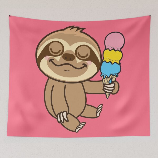 Item preview, Lazy Sloth designed and sold by plushism.