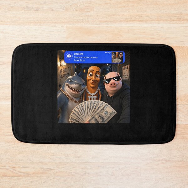 Item preview, There is Motion At Your Front Door Tung Sahur John Pork Shark Meme designed and sold by charoen-design.