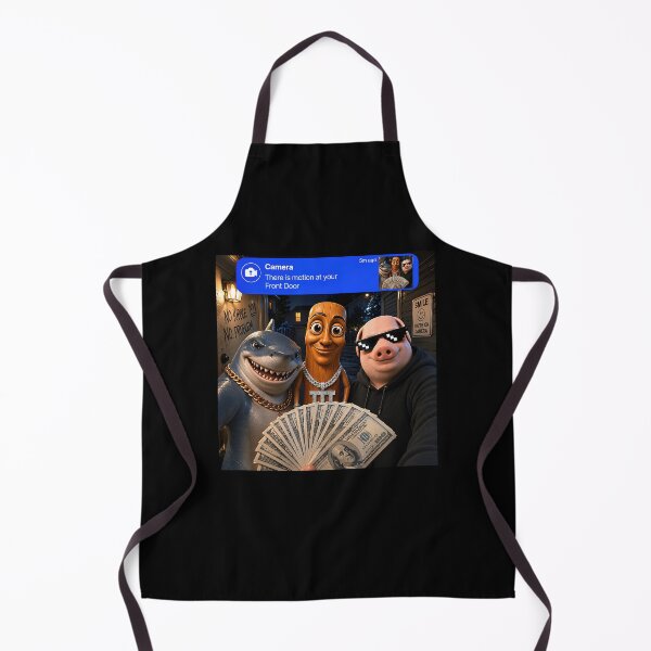 Item preview, There is Motion At Your Front Door Tung Sahur John Pork Shark Meme designed and sold by charoen-design.