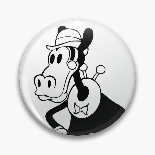 Item preview, Vintage 1920s Black and White Horse Character - Retro Rubber Hose Animation Art designed and sold by Billy Morfo™.