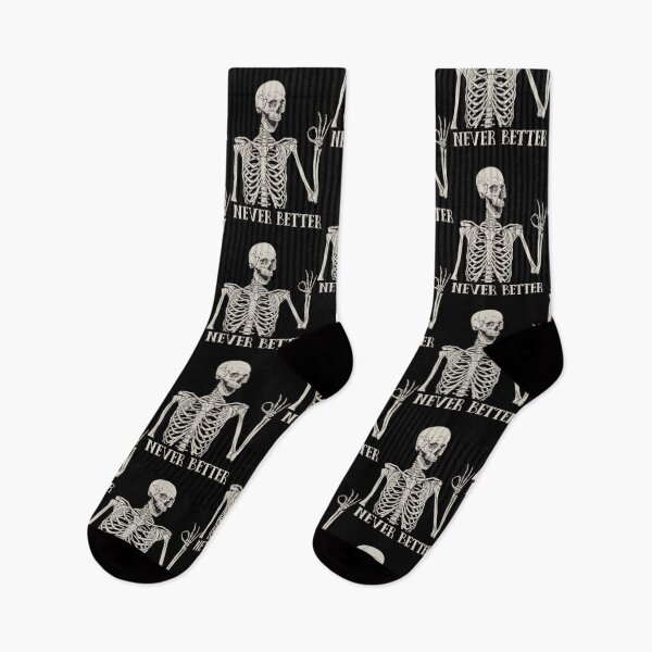 Item preview, Never Better Funny Skeleton OK Gesture designed and sold by Markaa56.