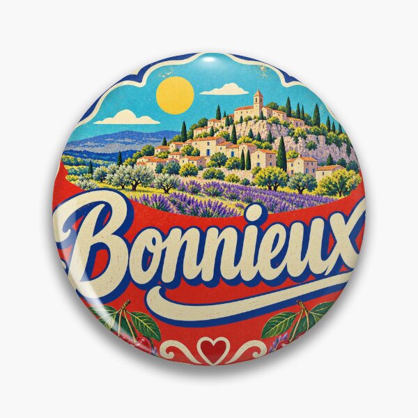 Item preview, Bonnieux France Travel Souvenir Painted Mediterranean Sign designed and sold by VisualArtsOasis.