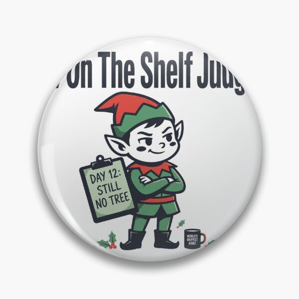 Item preview, My Elf On The Shelf Judges Me Funny Millennial Christmas Shirt designed and sold by Hearth & Hue.