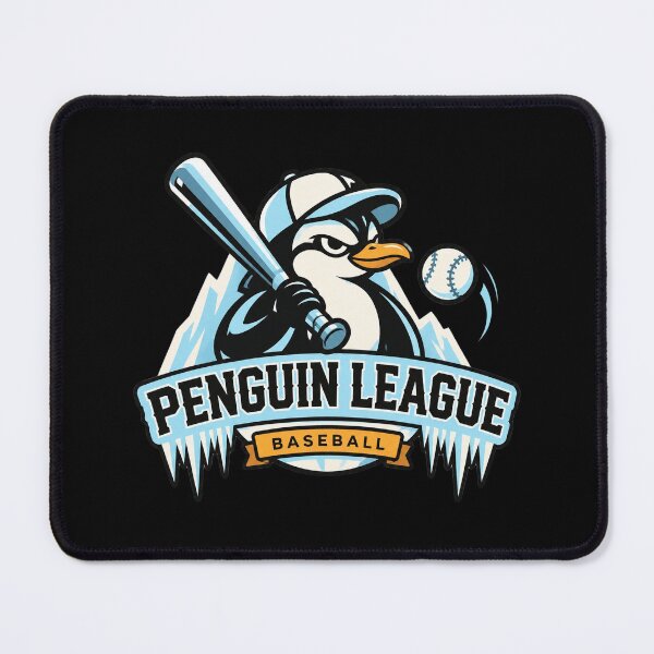 Item preview, Penguin League Baseball designed and sold by HarveyLink.