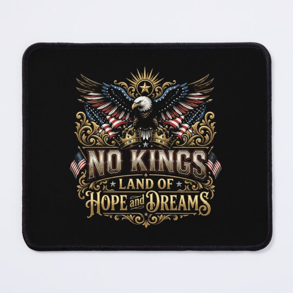 Item preview, Land Of Hope Dreams No Kings Anti Monarchy Patriotic designed and sold by lumiprintsart.
