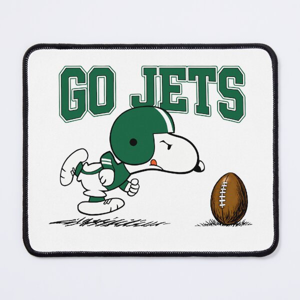 Item preview, Snoopy New York Jets Football Retro F790 designed and sold by GLUVY-THEME.