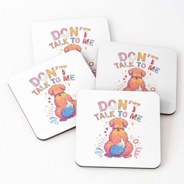 Item preview, Funny Dog Don’t Talk To Me Introvert Design designed and sold by Ikochane.