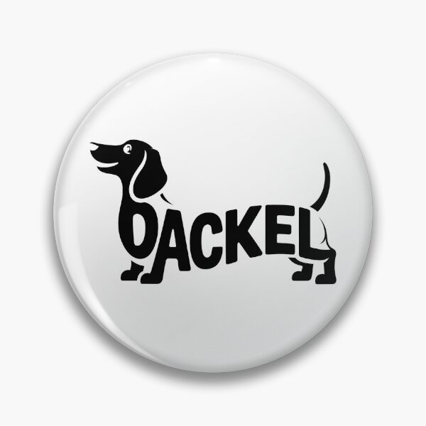 Item preview, Dackel – Dog Silhouette Lettering Design designed and sold by LoFizzy.