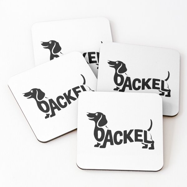 Item preview, Dackel – Dog Silhouette Lettering Design designed and sold by LoFizzy.