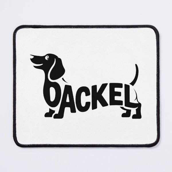 Item preview, Dackel – Dog Silhouette Lettering Design designed and sold by LoFizzy.