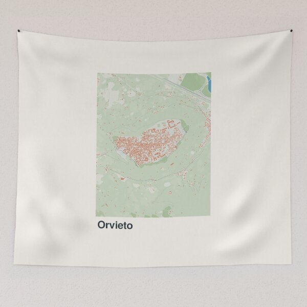 Item preview, Orvieto Minimalistic Map Art designed and sold by MapsNerd.