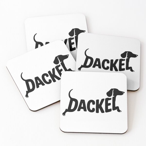 Item preview, Dackel – Dog Silhouette Lettering Design designed and sold by LoFizzy.