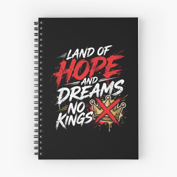 Item preview, Land Of Hope Dreams No Kings Anti Monarchy Patriotic designed and sold by lumiprintsart.