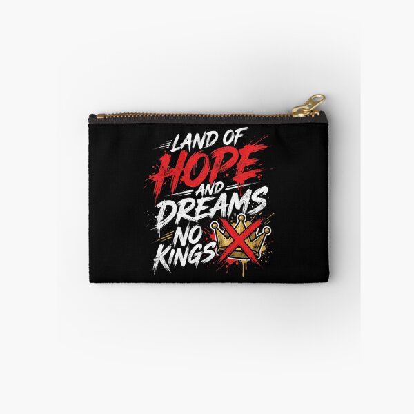 Item preview, Land Of Hope Dreams No Kings Anti Monarchy Patriotic designed and sold by lumiprintsart.