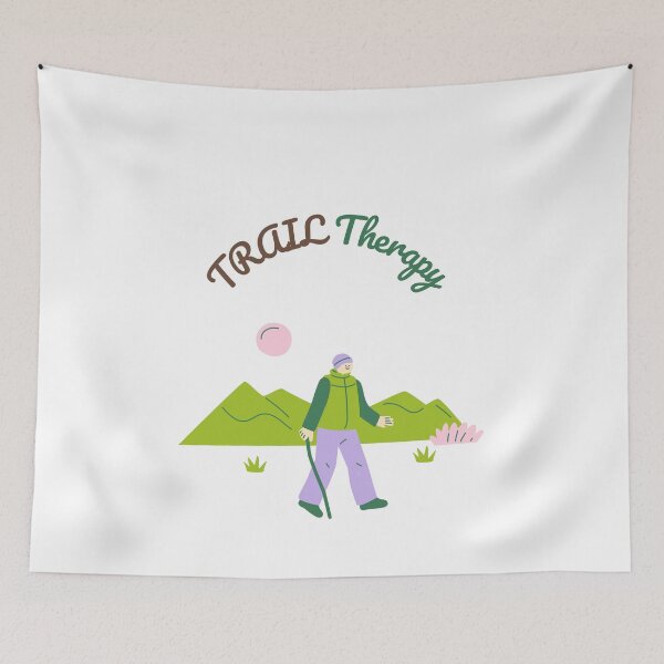 Item preview, Trail Therapy – Minimal Hiking Trail Design designed and sold by J-Nature-Vibes.