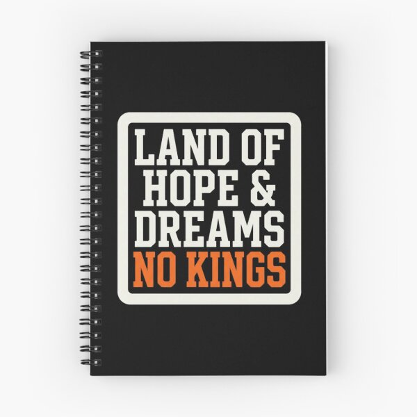 Item preview, Land Of Hope Dreams No Kings Anti Monarchy Patriotic designed and sold by lumiprintsart.