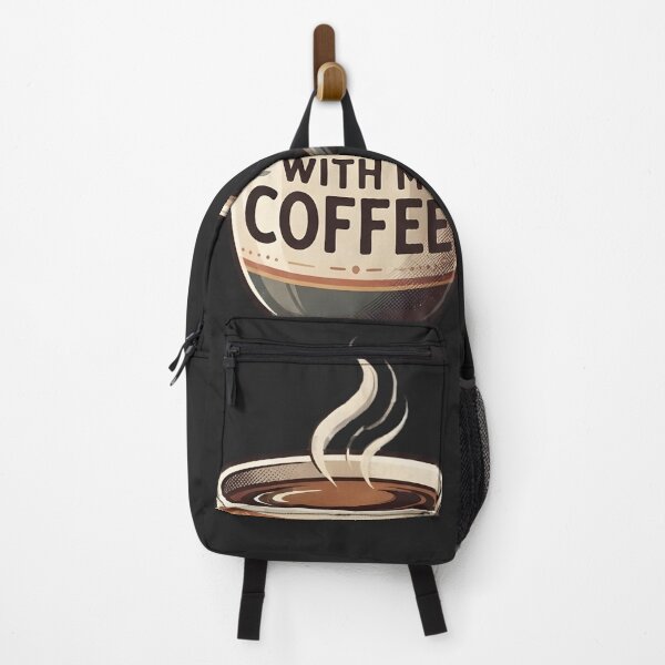 Item preview, With My Coffee Cute Aesthetic Ceramic Mug Retro Coffee Lover Gift Classic T-Shirt designed and sold by MCV-Designs.