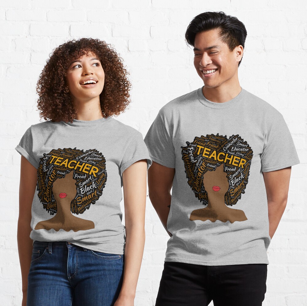 african american teacher t shirts