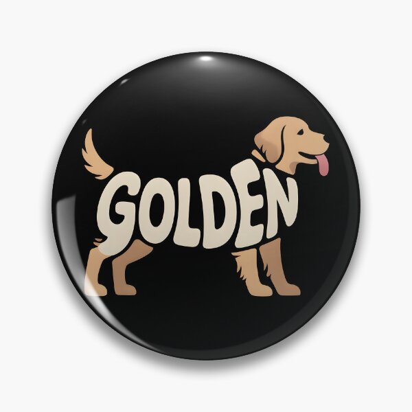 Item preview, Golden Retriever – Dog Silhouette Lettering Design designed and sold by LoFizzy.