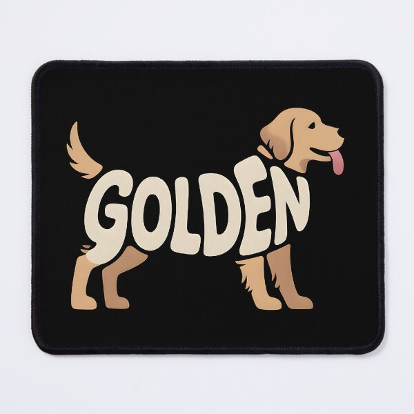 Item preview, Golden Retriever – Dog Silhouette Lettering Design designed and sold by LoFizzy.