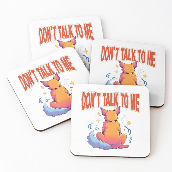 Item preview, Don’t Talk To Me Dog Funny Introvert Pet Design designed and sold by Ikochane.