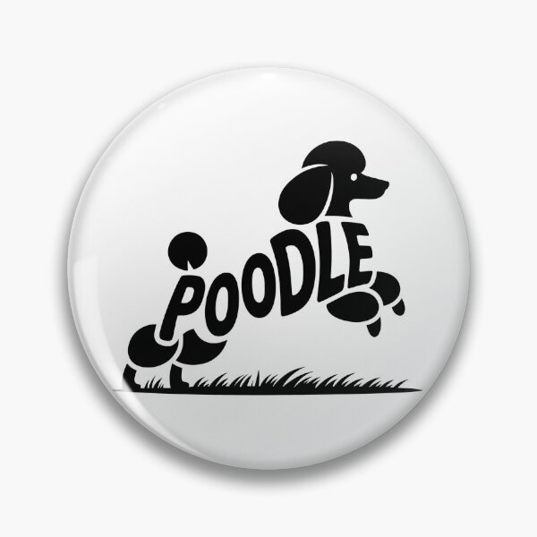 Item preview, Poodle – Dog Silhouette Lettering Design designed and sold by LoFizzy.
