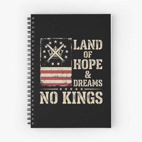 Item preview, Land Of Hope Dreams No Kings Anti Monarchy Patriotic designed and sold by lumiprintsart.