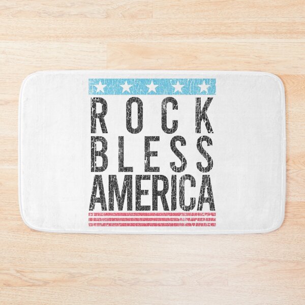 Item preview, Rock Bless America Vintage Patriotic Graphic Art designed and sold by The secret storage room.