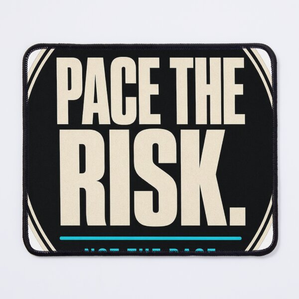Item preview, Pace the Risk Not the Race - Careful Progress Badge designed and sold by Acta Diurna Supply.