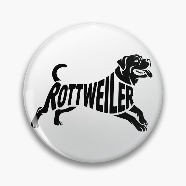 Item preview, Rottweiler – Dog Silhouette Lettering Design designed and sold by LoFizzy.
