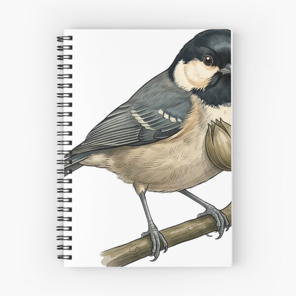 Item preview, Vintage Naturalist Coal Tit — Antique Bird Plate designed and sold by Catch333.