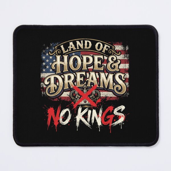 Item preview, Land Of Hope Dreams No Kings Anti Monarchy Patriotic designed and sold by lumiprintsart.