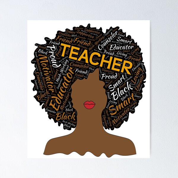 Item preview, Artistic Teacher Afro for African American Women designed and sold by blackartmatters.