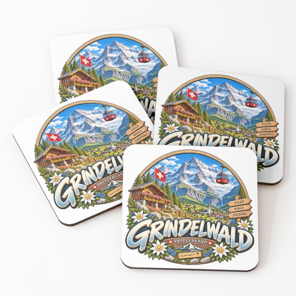 Item preview, Grindelwald Switzerland – Eiger Mönch Jungfrau & Swiss Alps designed and sold by Wandervogel123.